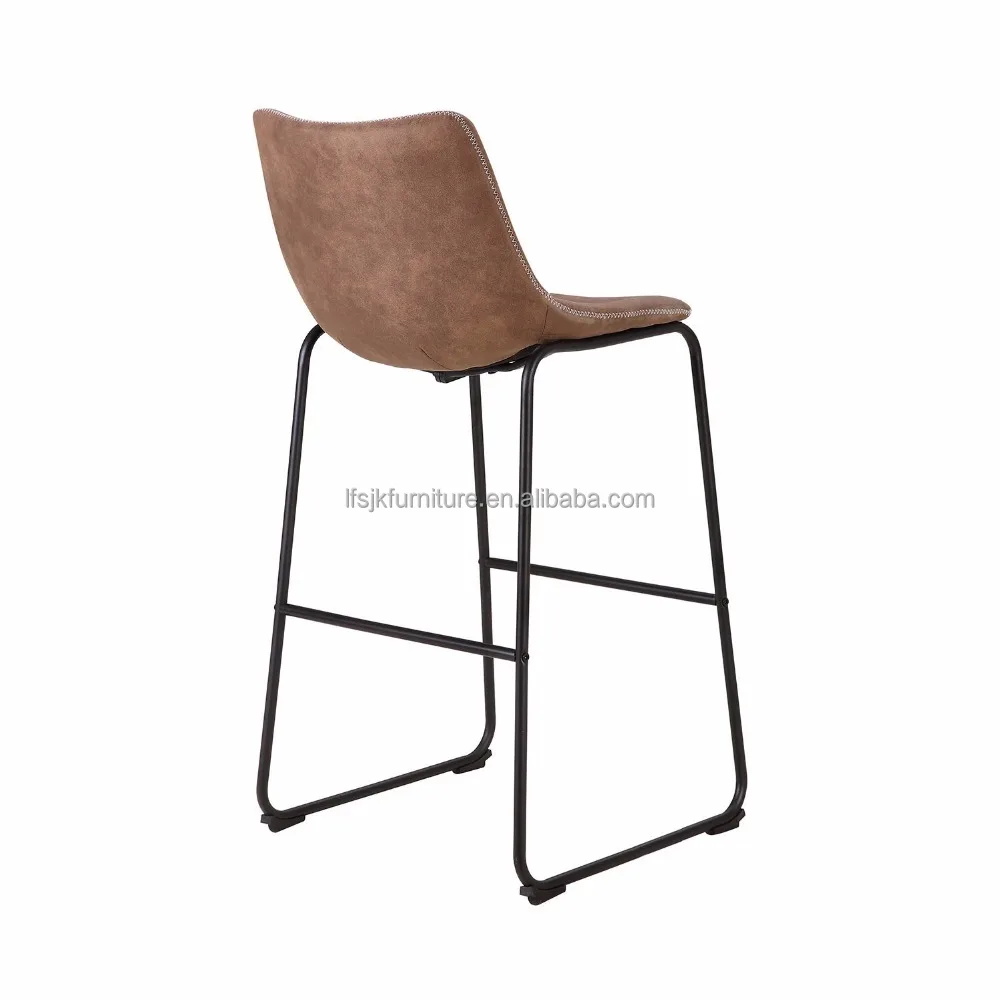  Винтажные барные стулья из искусственной кожи с обивкой