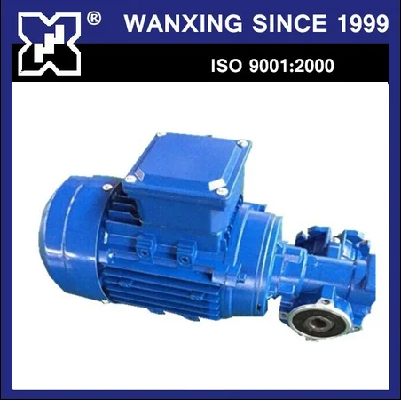 VF30 gearbox with output flange and 0.18KW motor with B14 input flange