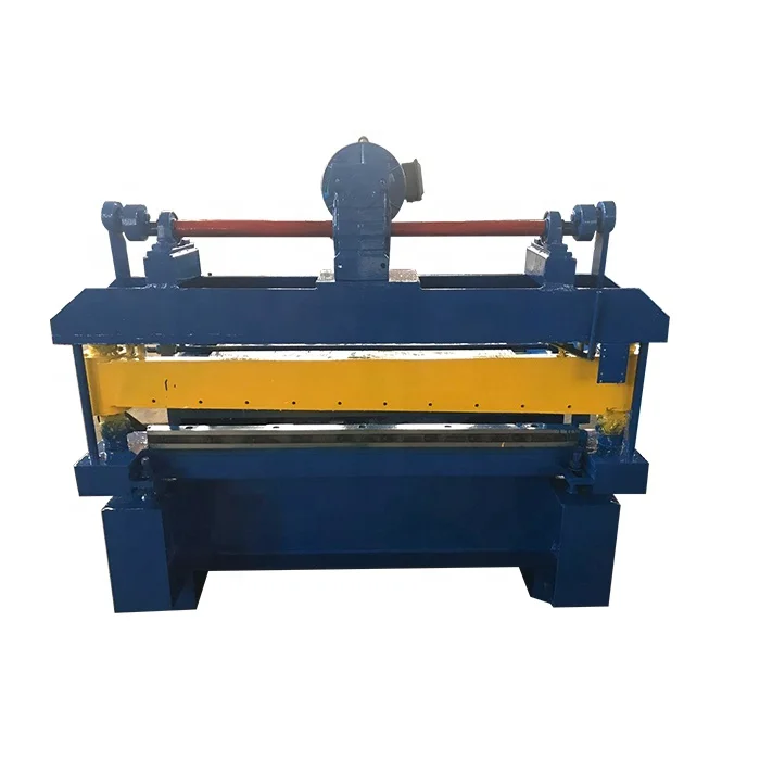 Metal sheet slitter flattening slitting cutting machines