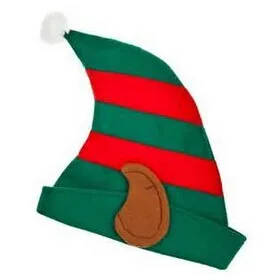 Оптовая продажа Рождественская фетровая шляпа с ушками эльфа платье колокольчиками