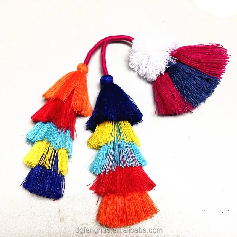 Модный Красочный помпон кисточка и хлопок помпон кисточка для сумочки