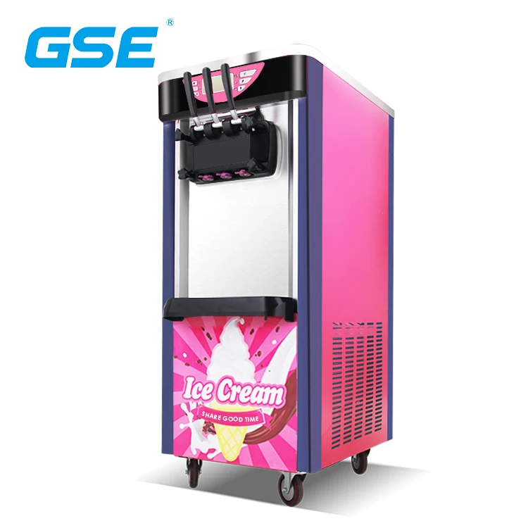 3 flavor CE proved Hot selling ice cream maker
