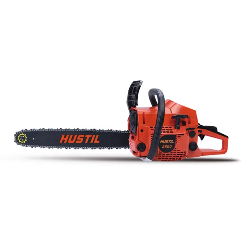 Latest Gasoline 58cc Chainsaw For Garden Cutting