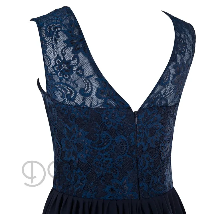 Женское короткое платье невесты Suzhou Apparel, темно-синее платье подружки невесты, 2019