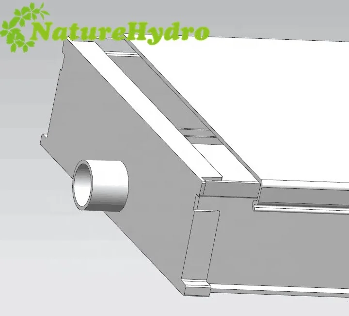 Microgreen hydroponic trays hydroponic channels wheat grass growing machine