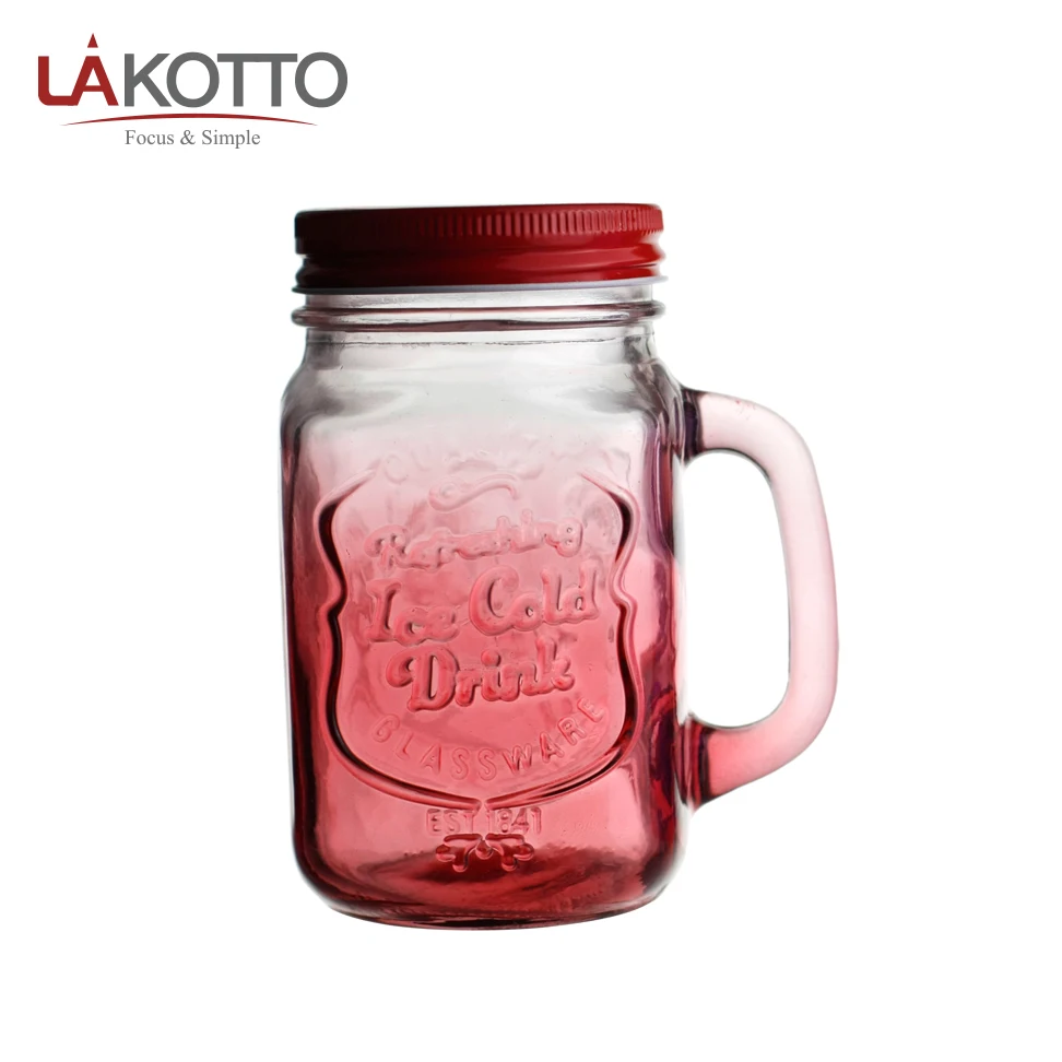 Factory Wholesale Beverage Creative Juice Drinking Glass Mason Jar Drinking Jar With Straw Lid