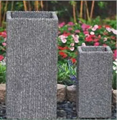 Красивый каменный цветочный горшок/известняковый цветочный горшок/цветочный горшок из голубого камня