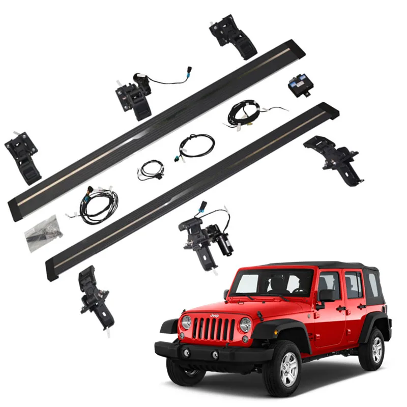 
2018 New Design Automatic Side Step Retractable Running Boards For Jeep Wrangler Jl 2018 