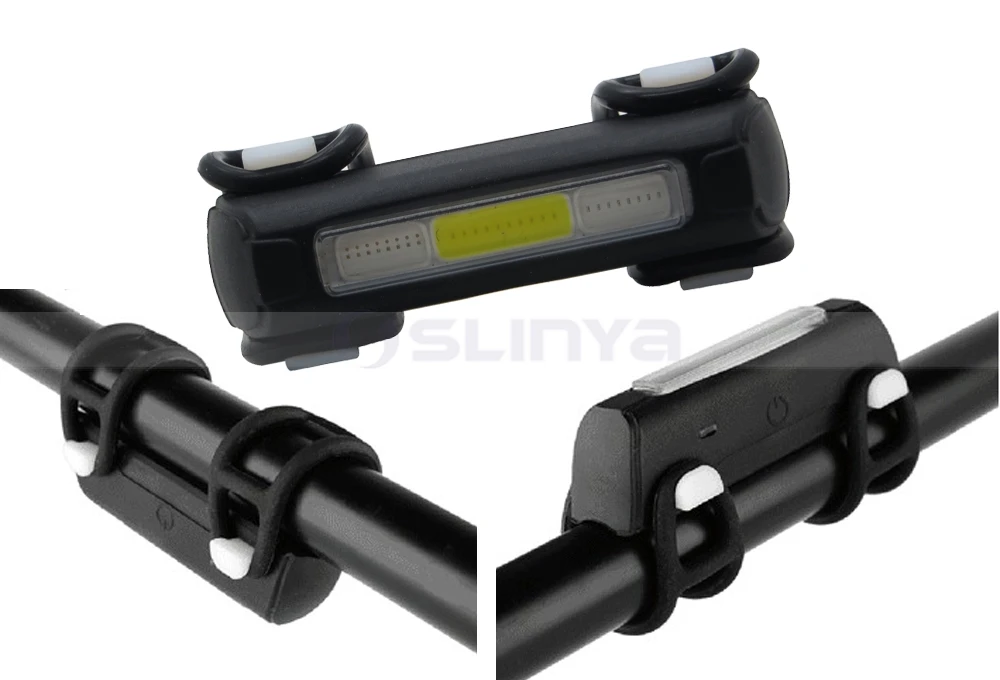 USB Charging Road Bike Bicycle Head Light LED Bike Tail Light