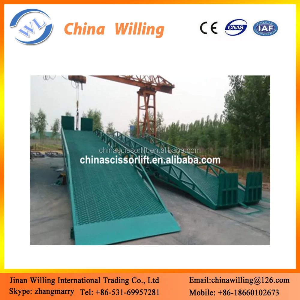 Движимое конкурентные регулируемый погрузочный док рампы для продажи