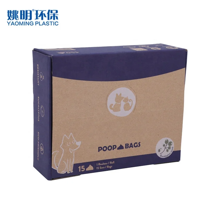 Изготовленные на заказ 100% герметичные пластиковые полиэтиленовые разлагаемые пакеты для уборки собак