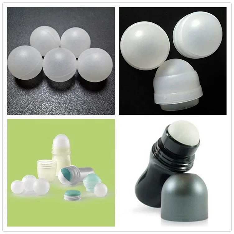 Bulk 1 inch 25.4mm 35.56mm PP polypropylene hollow plastic floating balls for deodorant roll on ball