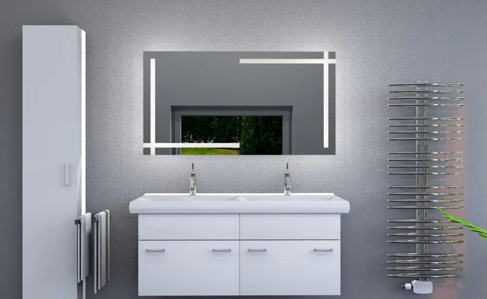 
Popular In All Over The World Dressing Shower Bathroom LED Light Mirror With CE Certification 