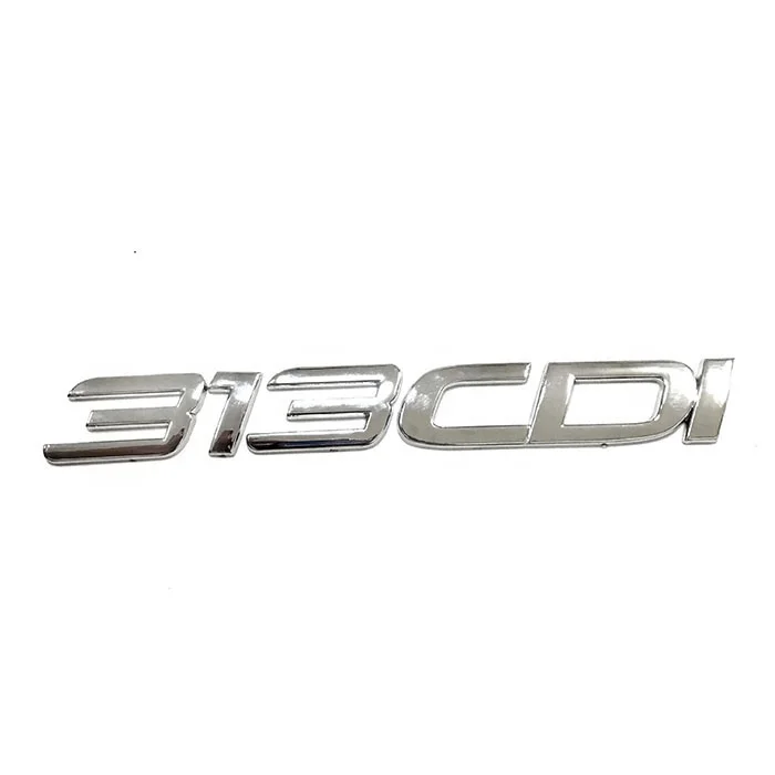 Professional OEM Items Trunk Emblem Type Durable ABS Injection Self Adhesive Chrome Plastic Car Letter Emblem