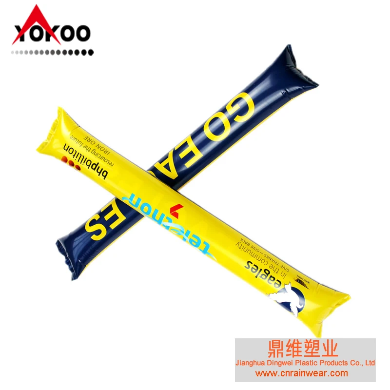 
cheap PE cheering sticks for inflatable advertising 