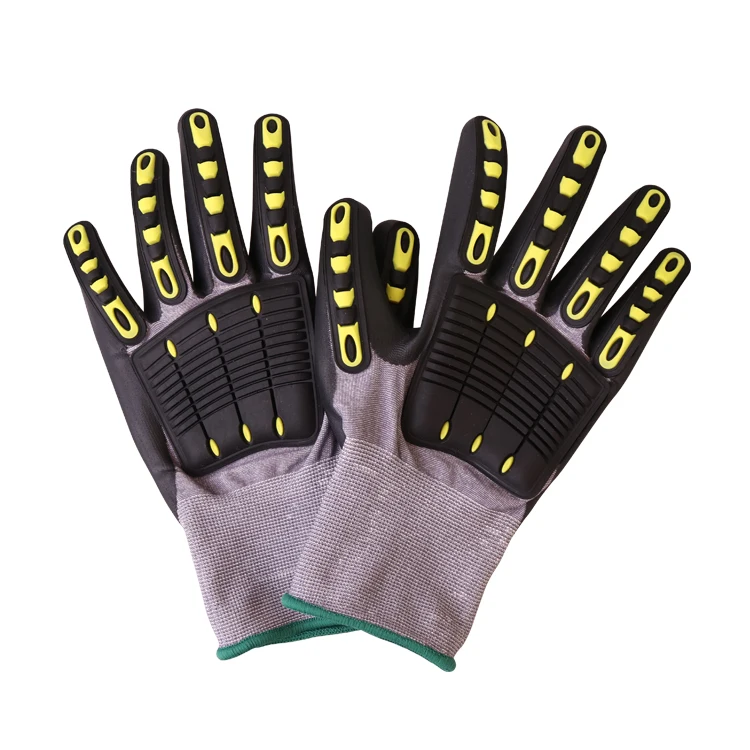 Antivibration Gloves Oil Resistant Armor Gauntlet Xingyu  Impact Resistant Cut Resistant Work Anti Vibration Gloves