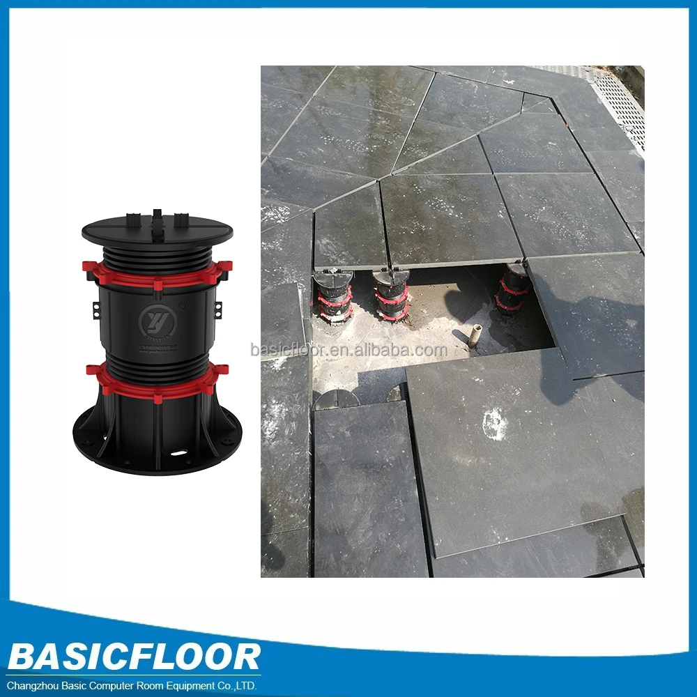 
Alibaba China wholesale accessories height adjustable plastic pedestal raised floor system 
