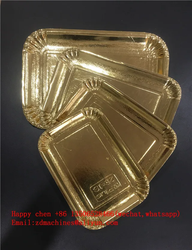 Новая машина для изготовления одноразовых бумажных тарелок и бумажных тарелок, сертификат CE