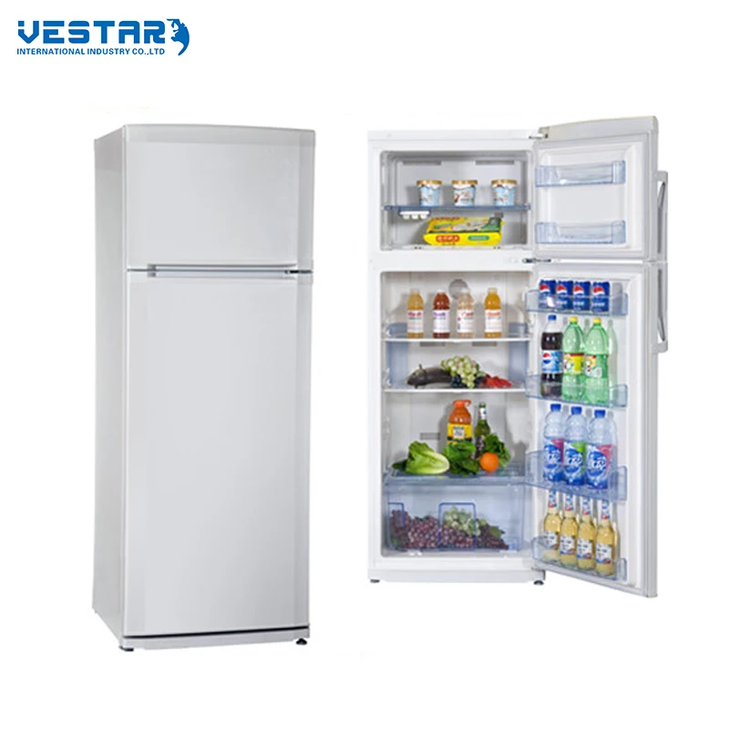 350L 110V double door refrigerator small size price