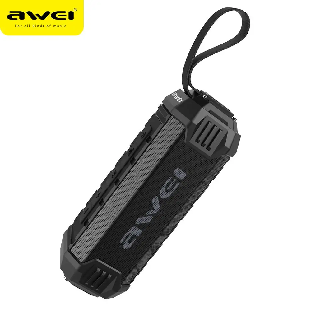 Awei Factory Price 20W Black Rechargeable bluetooth speaker Y280 outdoor wireless with fm radio