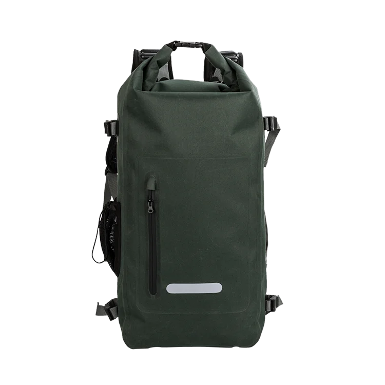 Полиэстер 600D PU TPU Пешие прогулки 40L водонепроницаемый рюкзак