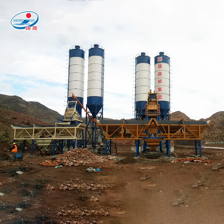 High efficiency lightweight HZS25 wet precast mix concrete batching plant for sale