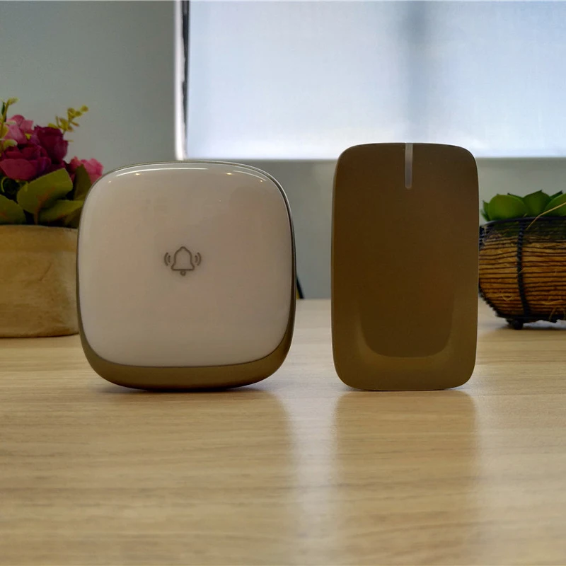 Светодиодный дверной звонок, кинетический промышленный беспроводной водонепроницаемый громкий звуковой звонок