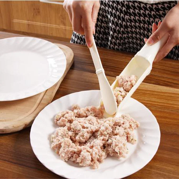 Fish balls and meatballs maker processing spoon DIY balls maker