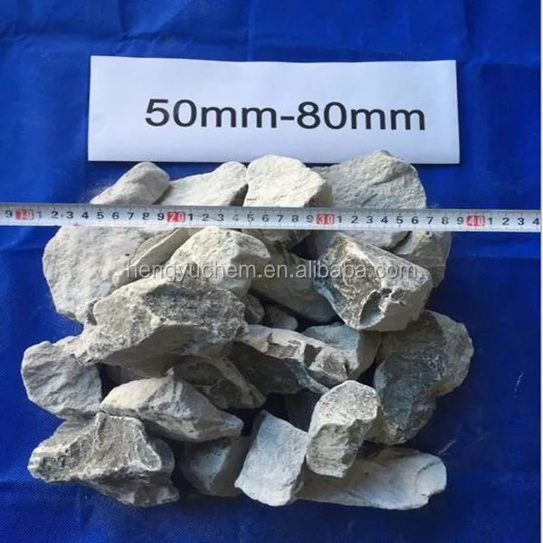 Фабрика FOB Шанхай цена карбид кальция 25-50 мм л/кг для сварочного газа