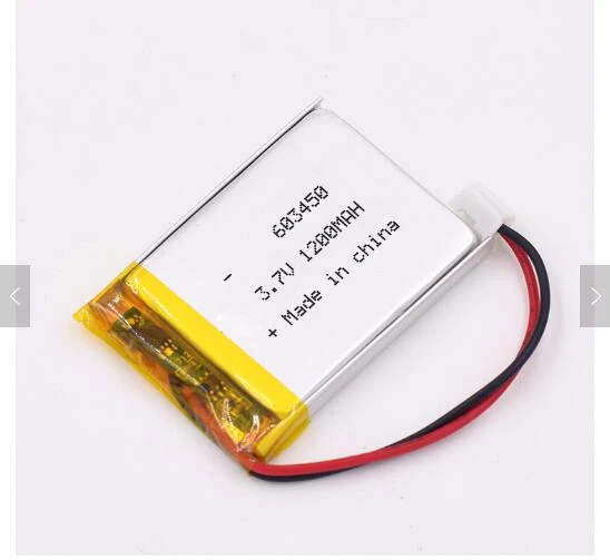 Customized rechargeable lithium polymer battery 3.7v 1200mah battery 603450