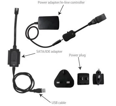 OEM usb 2.0 для ide sata 2.5 3.5 жесткий диск hdd адаптер конвертер кабель