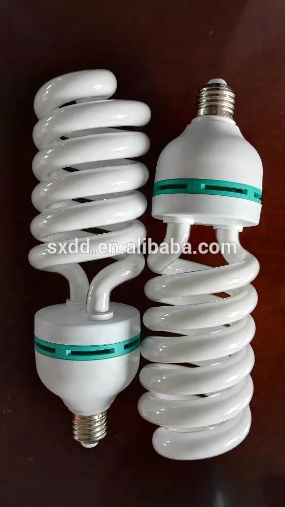 Suppliers with Factory Lowest Price of Energy Saving Lamp 35W 45W E27 5500K Photographic Light Glass China OEM 60 80 CE ROHS CFL