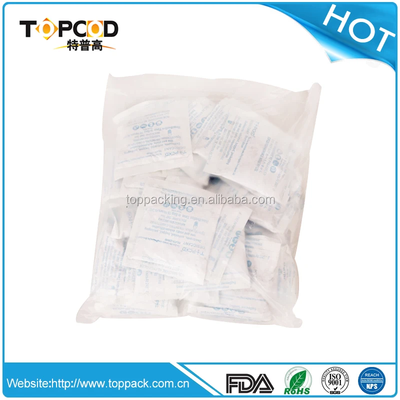 Moisture Absorber Food Grade 5G-100Packets Silica Gel Desiccant Perfect for Food Storage