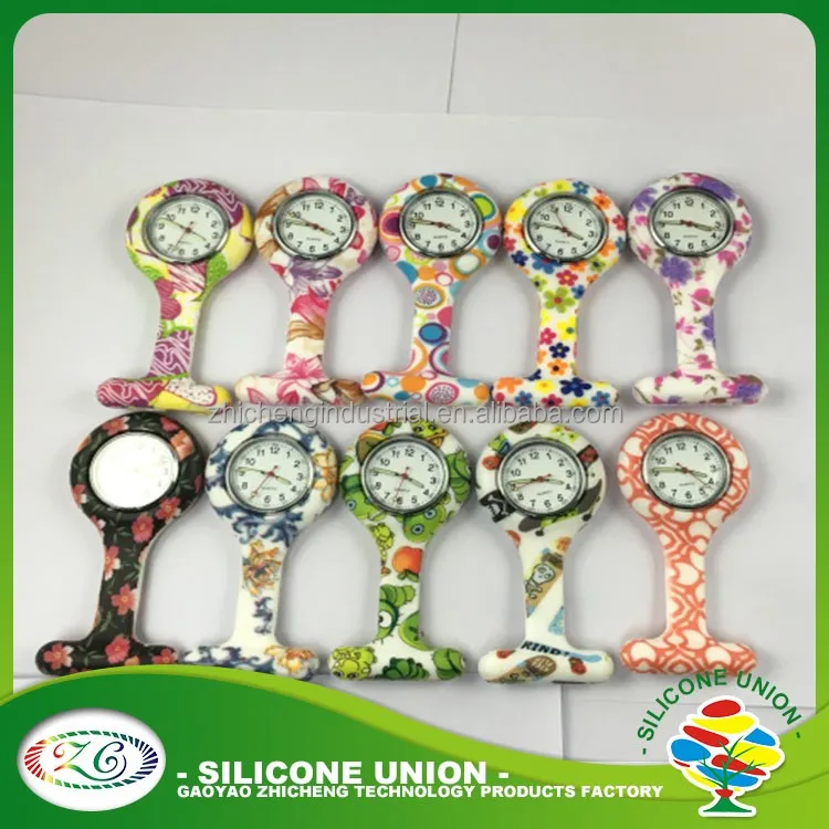 Good Product Colorful Silicone Nurse Watch Custom