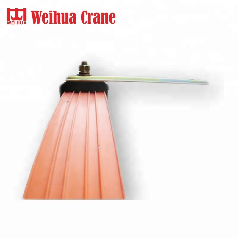 
Weihua safety power rail current collector seamless electrical busbar isolated conductor rail for overhead bridge crane 