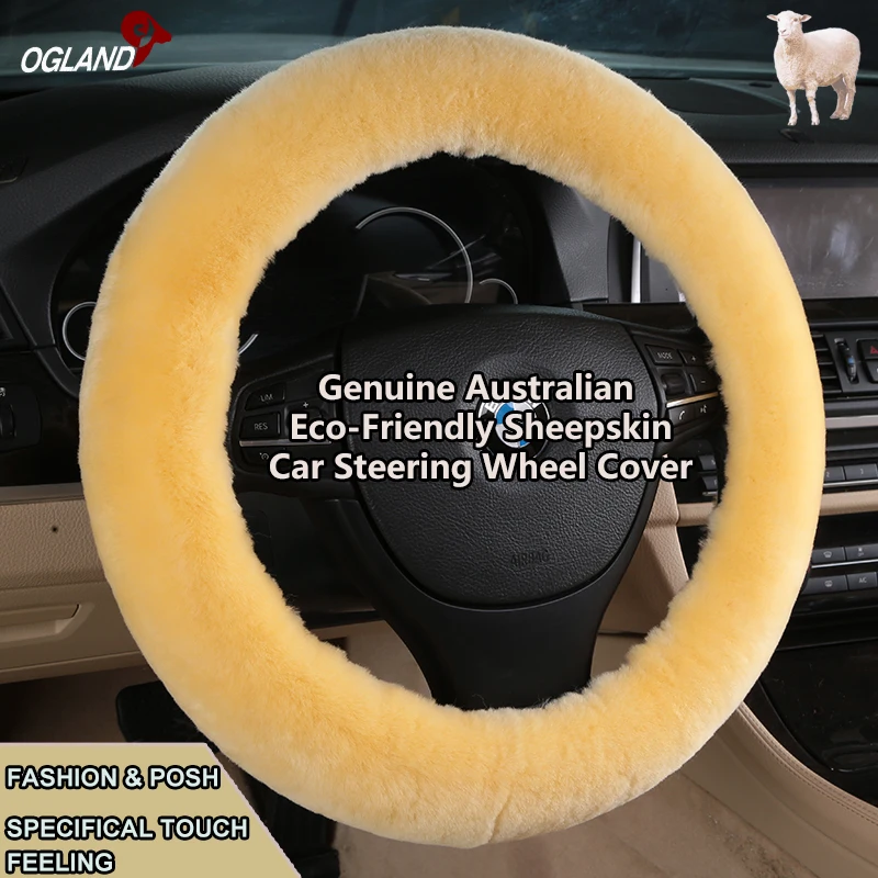 sheep wool for steering wheel cover made of Australian High quality soft Confortable sheepskin