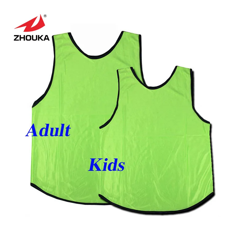 wholesale kids/adult football bibs soccer vests training bibs