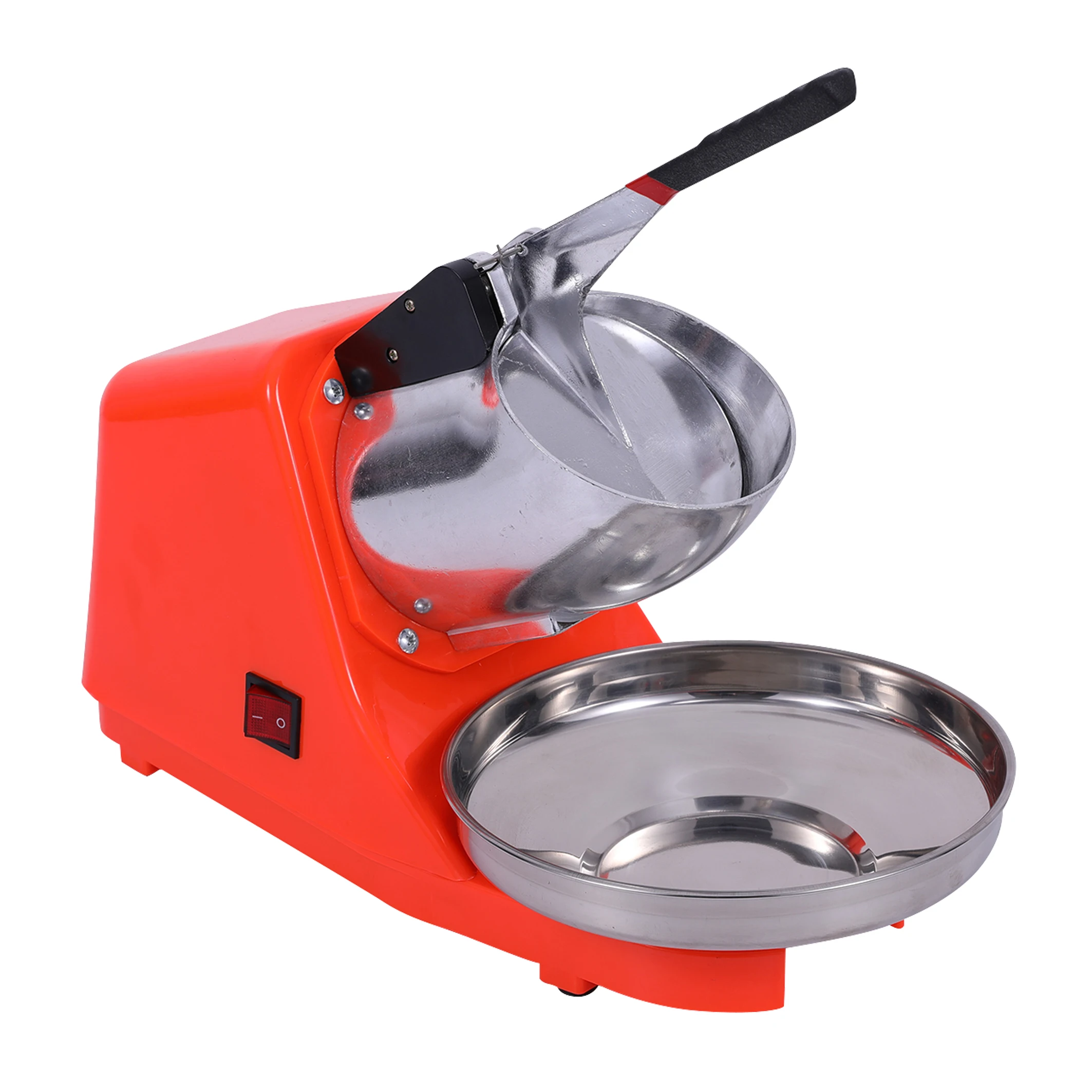 300W ABS plastic Electric Semi-Automatic portable ice crusher machine ice shaver