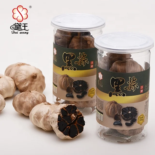 
Free sample aged whole bulb black garlic fermented black garlic factory for sale 