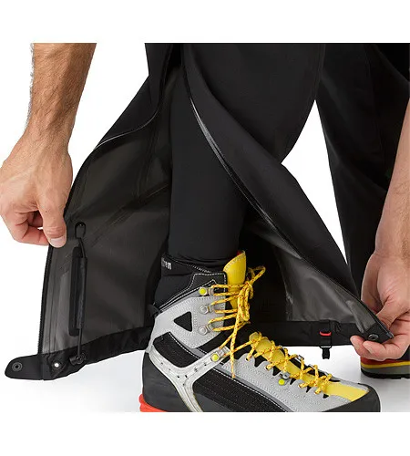 3 Layer lightweight soft shell outdoor waterproof windproof Pants stretch and durable for men