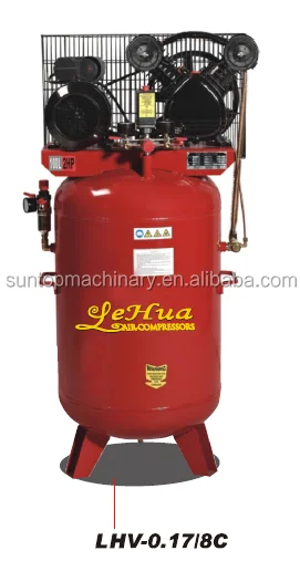 2HP 100L 51mm*2 CE approved vertical piston air compressor