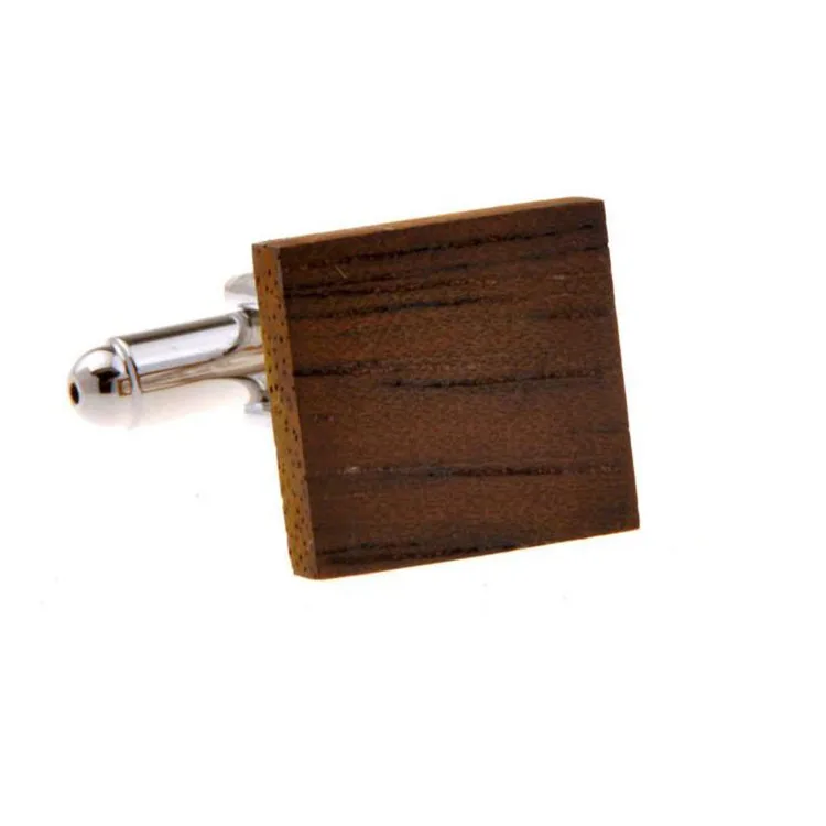 High quality novelty personalized custom wooden cufflinks for men