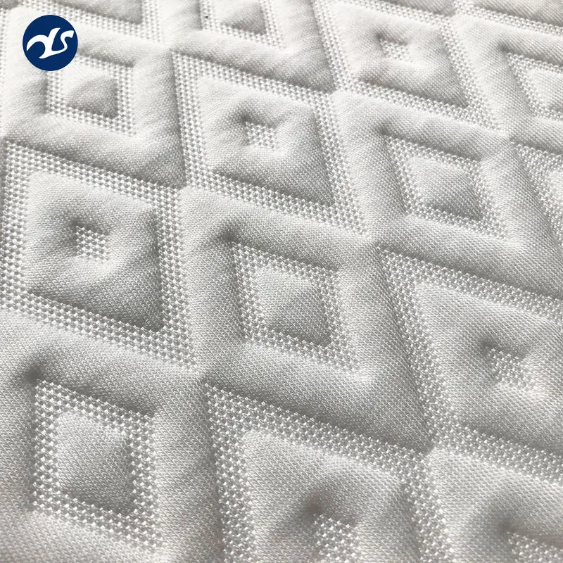 
Pattern bamboo fiber knitted fabric for pillow and mattress high quality 