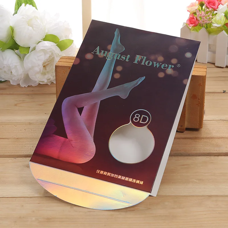 Custom order luxury tights leggings packaging envelopes Recyclable holographic paper envelopes packing