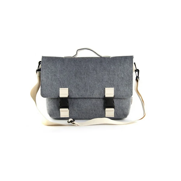 Wholesale Products China Women Fashion Leather and Felt Handbag From China