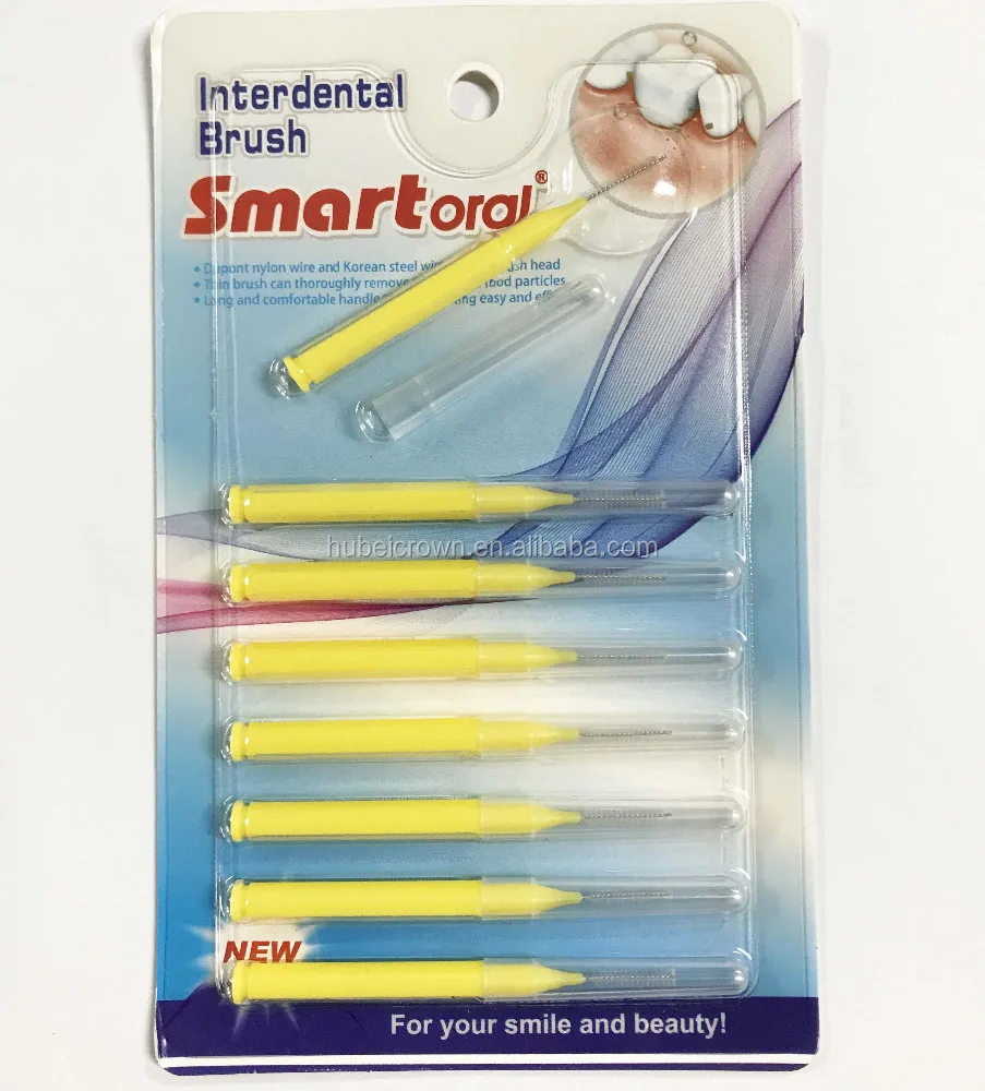 Professional Stainless Steel Wire Dupont bristle Interdental Brush Toothbrush