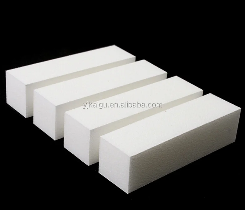 Профессиональный шлифовальный брусок, белый буфер для ногтей, полировщик для маникюра и педикюра, инструмент для ногтей