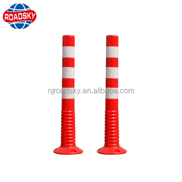 traffic flexible pu traffic delineator warning post for sale