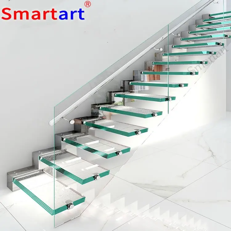 Smartart 2022  china Glass railing floating stairs