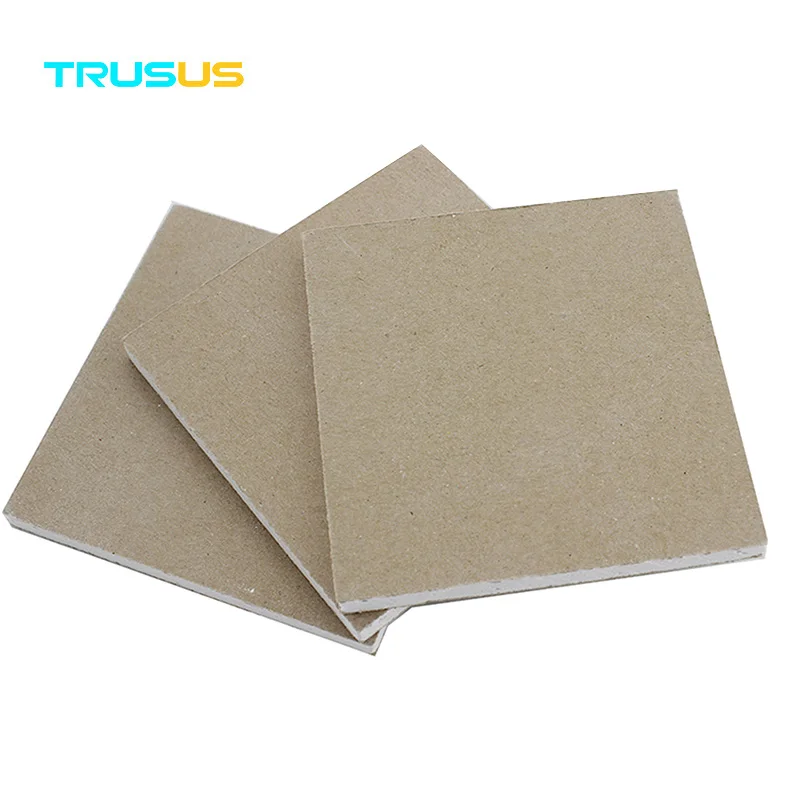 Sheetrock Delivery Dimensions Drywall 12MM 5/8 Edging Exterior Gypsum Ceiling Board Finish For Walls Gypsum Panels